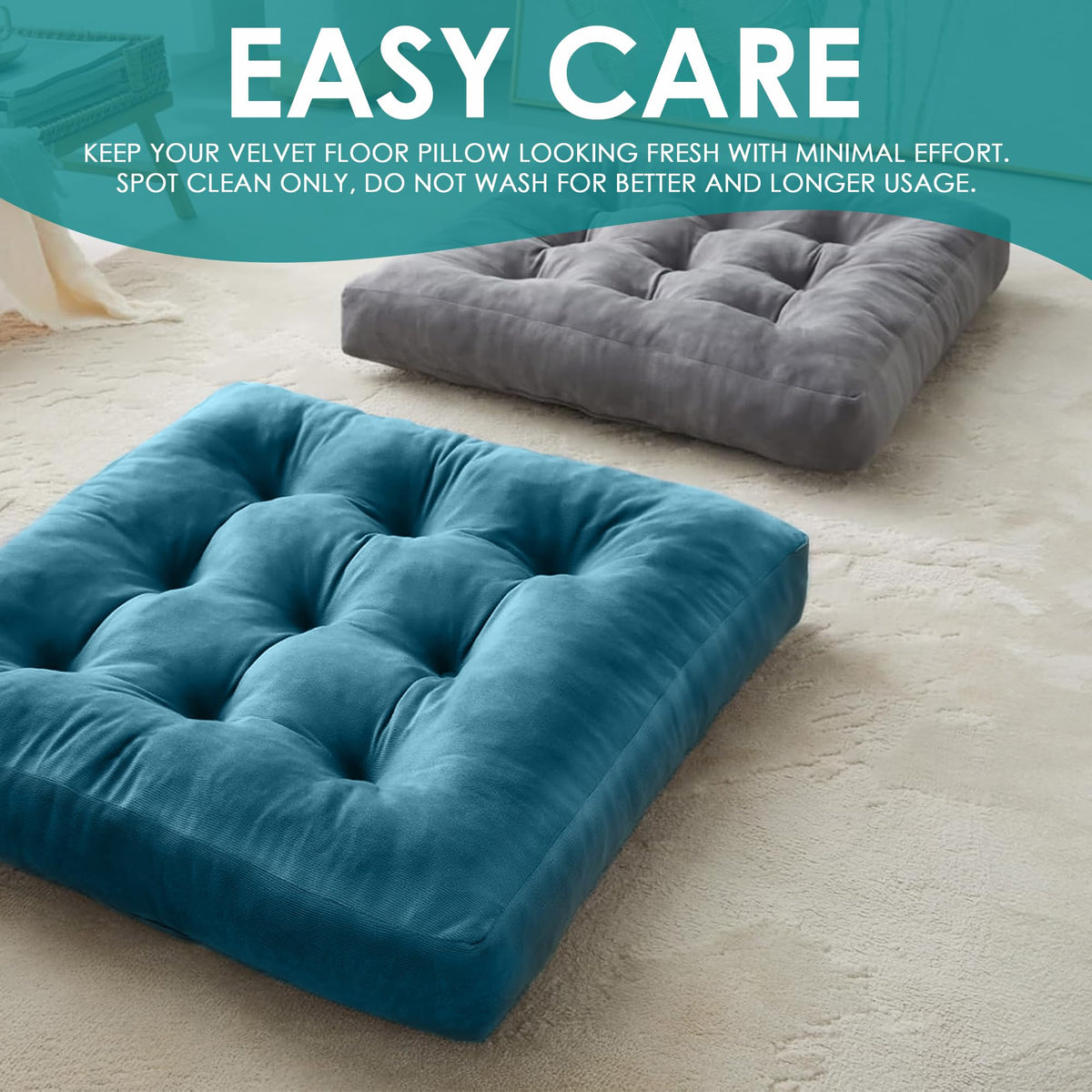 Floor Cushions (Brown)