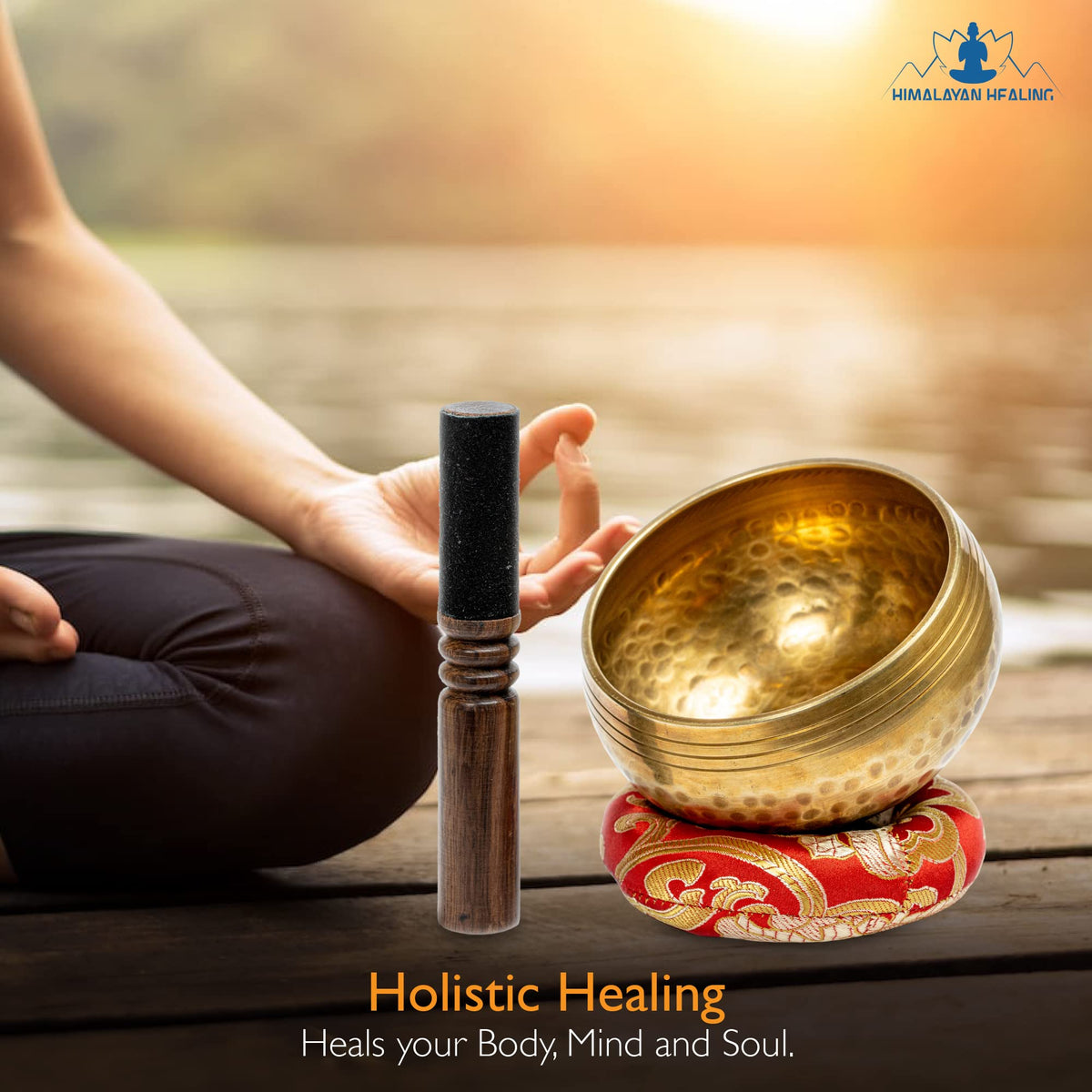 Tibetan Singing Bowls Set~ Meditation Sound Bowl hand Hammered in Nepal For Yoga (3.5 inch)