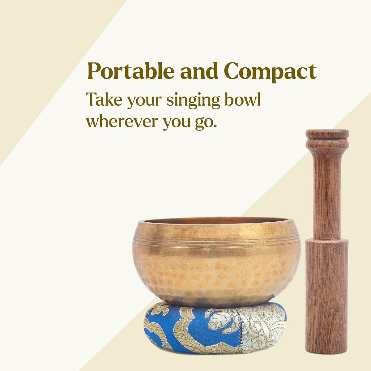 Tibetan Singing Bowl Set (4 Inch Bowl)