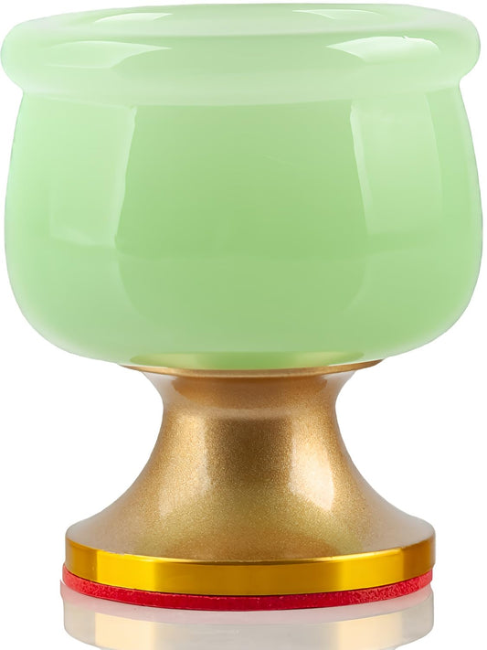 Green Buddha Water Cup (1pc Green Jade Cup)