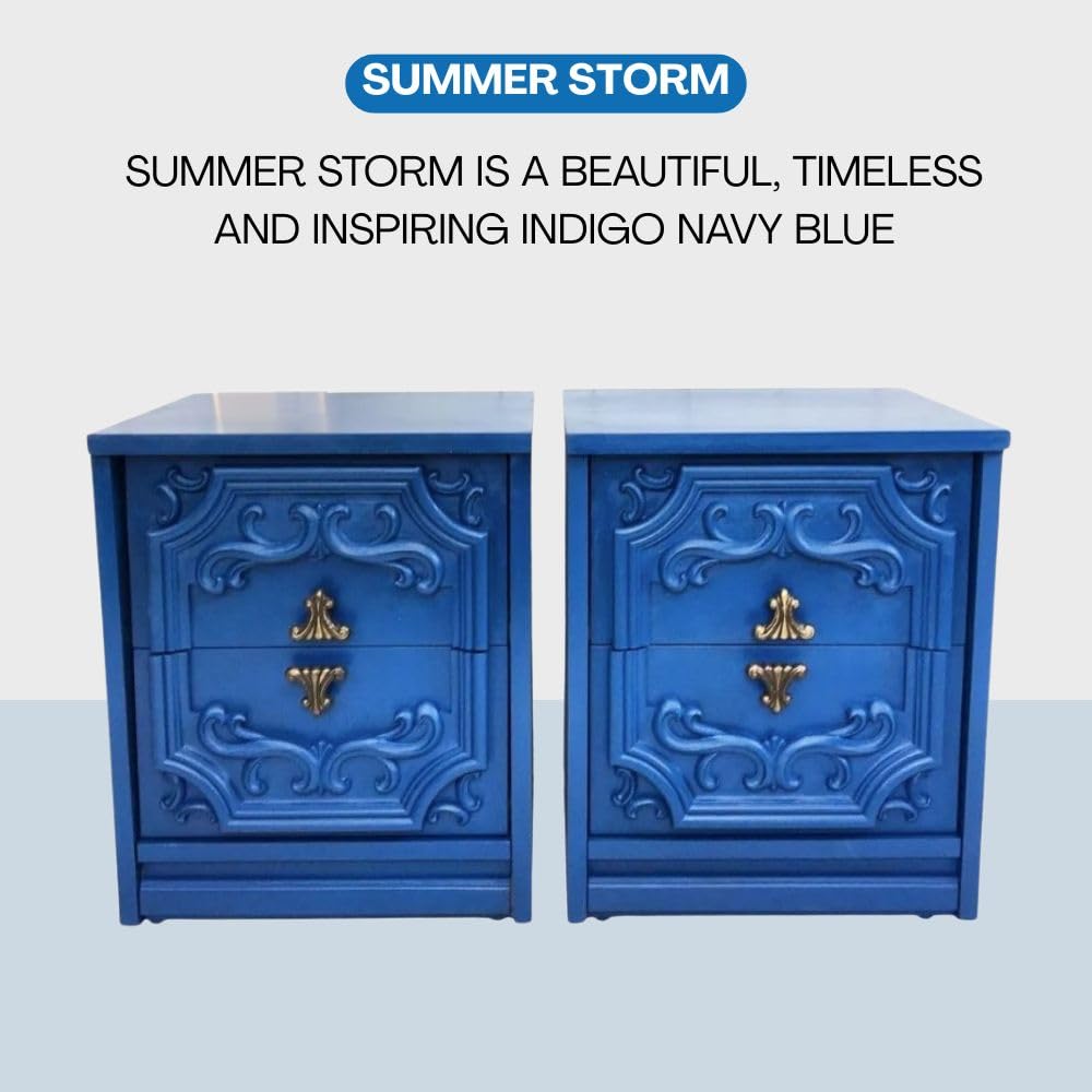 SUMMER STORM Chalk Paint for Furniture DIY (Summer Storm / 8 Fl Oz (Pack of 1))