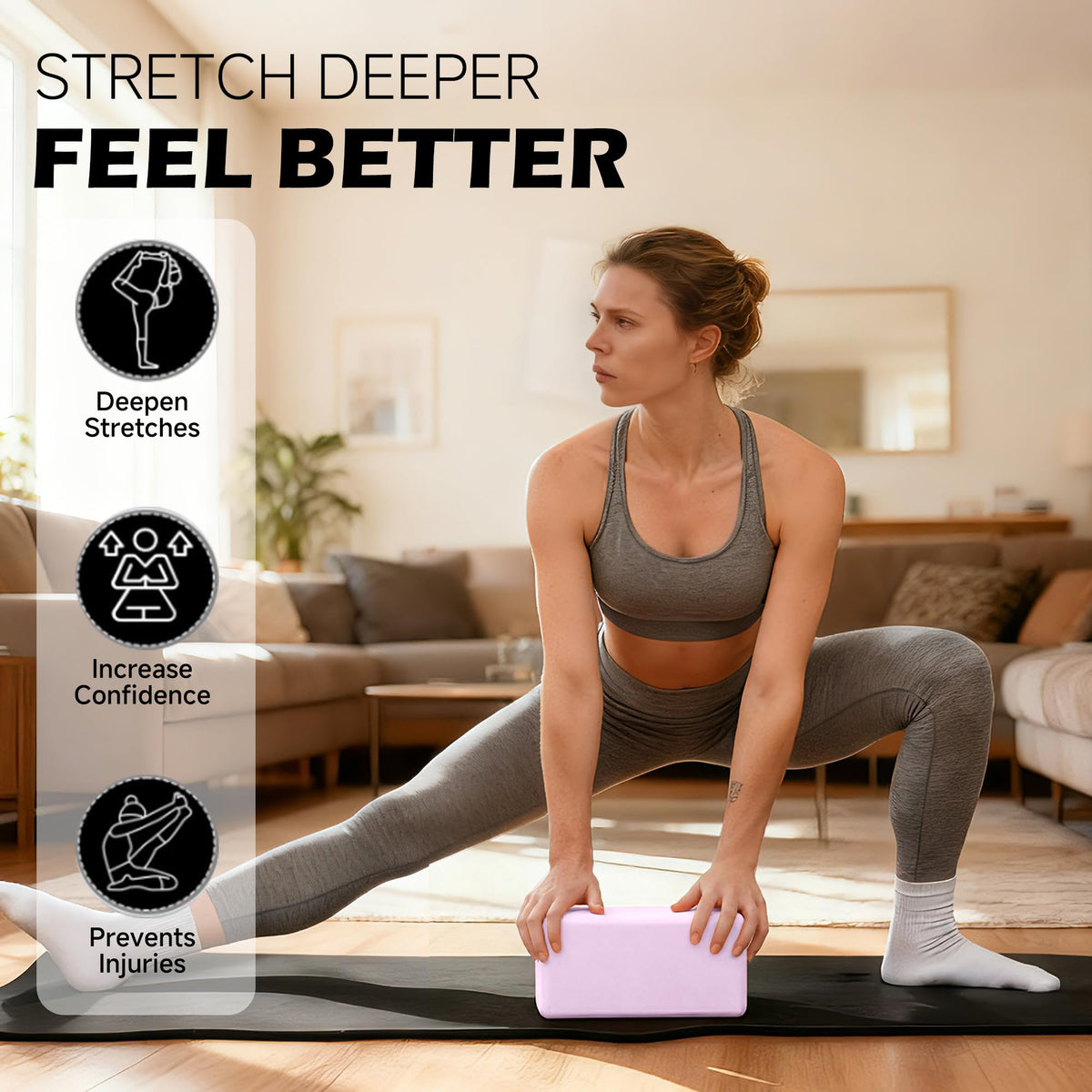 Yoga Blocks 2 Pack (Purple)