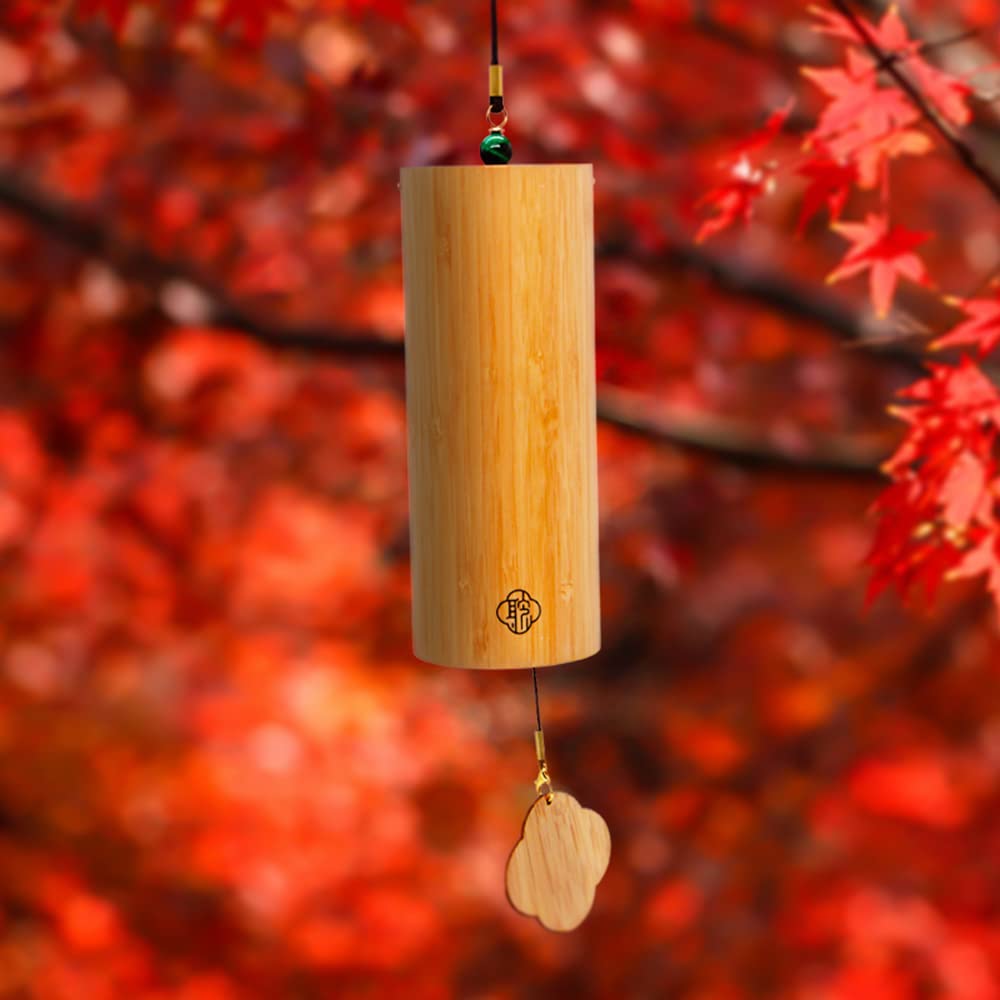 Bamboo Wind Chimes Fm Chord 8 Notes Heart Chakra Home Garden Decor Gift (Fm Chord Spring)