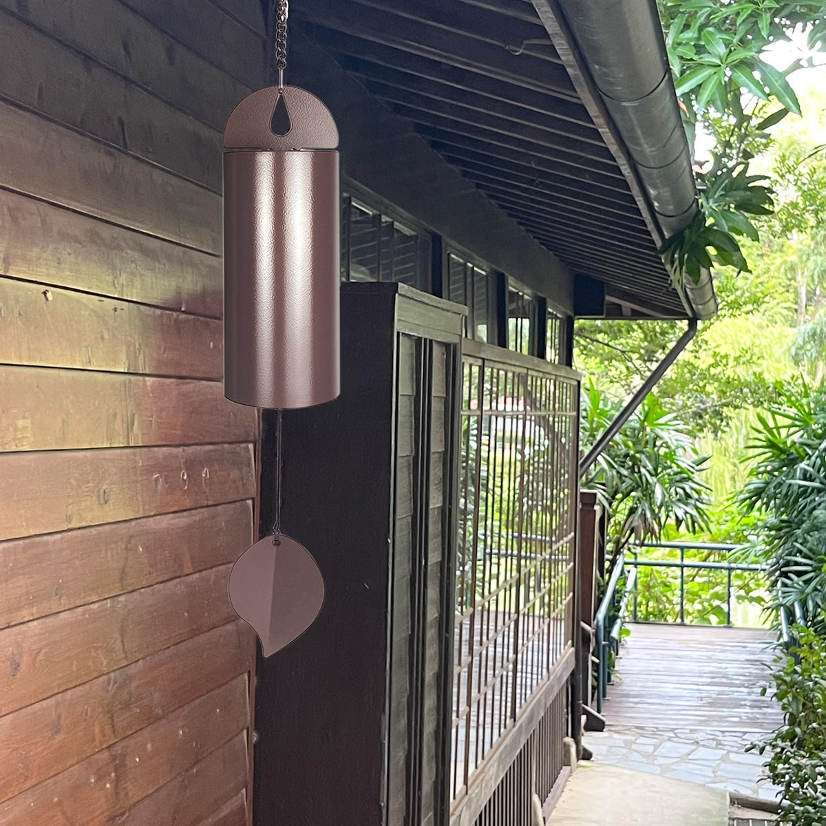 Deep Tone Wind Chimes for Outside (Bronze)