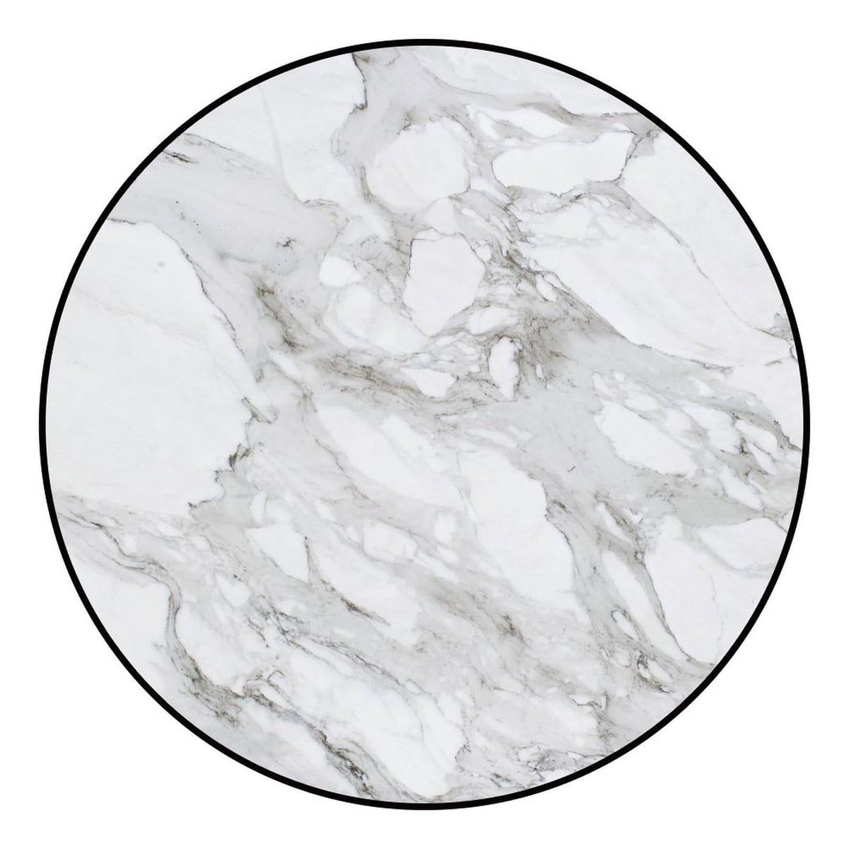 Round Area Rugs 2 FT Washable Non Slip Circle Rug (Grey White / 2' (Round))