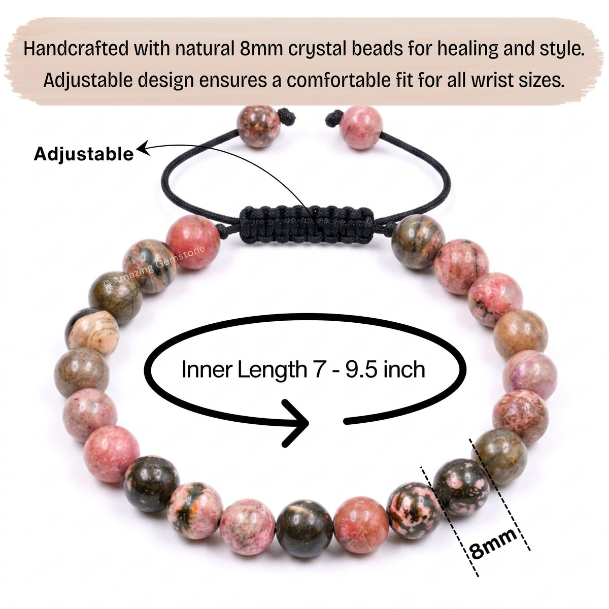 Rhodonite Bracelet (Rhodonite)