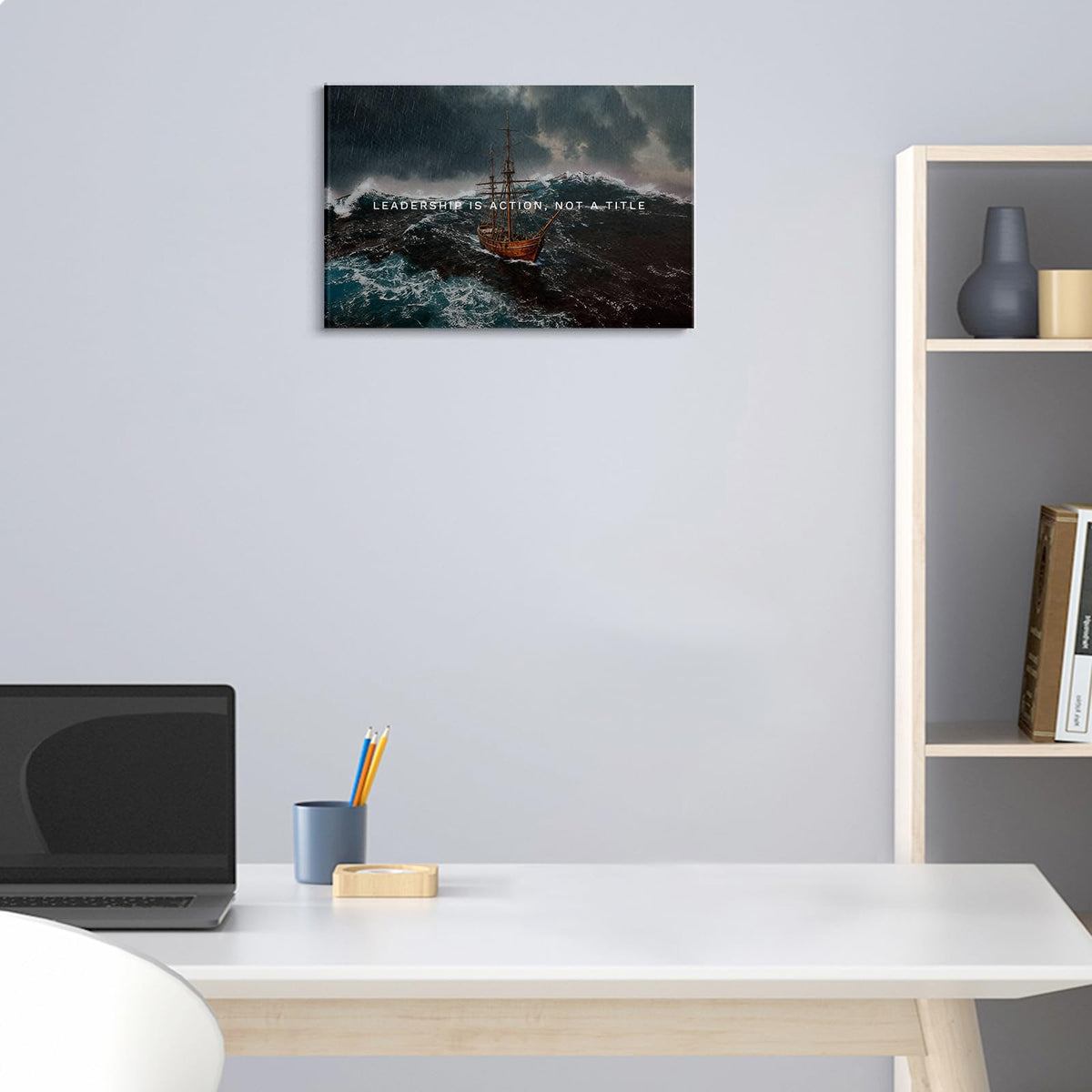 Inspirational Canvas Wall Art (1p-Winves / 12L" x 18W")