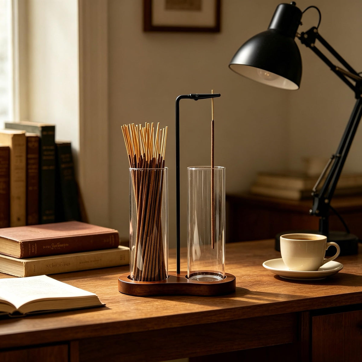 Glass Incense Holder (Rustic)