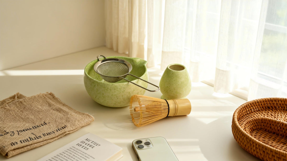 Matcha Whisk Set (Sage Green)