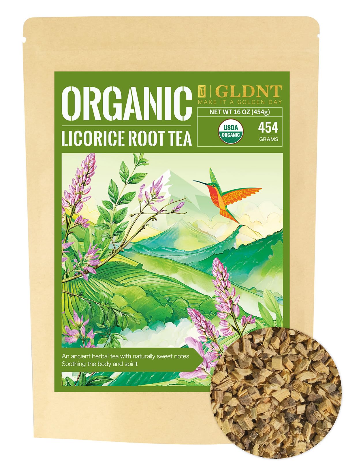 Organic Licorice Root Tea (16 Ounce (Pack of 1))