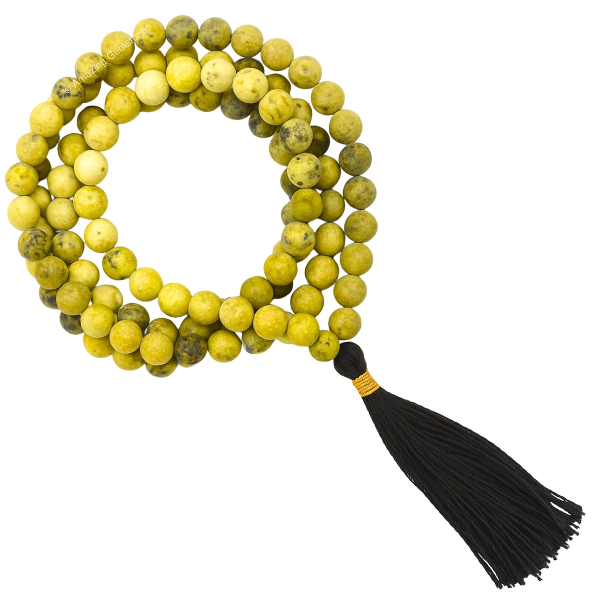 Serpentine Mala Beads (Serpentine / Plain)