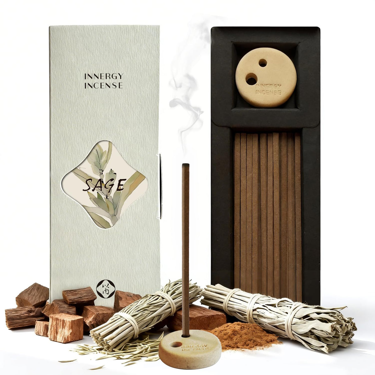 Innergy White Sage Square Incense Sticks (Sage)