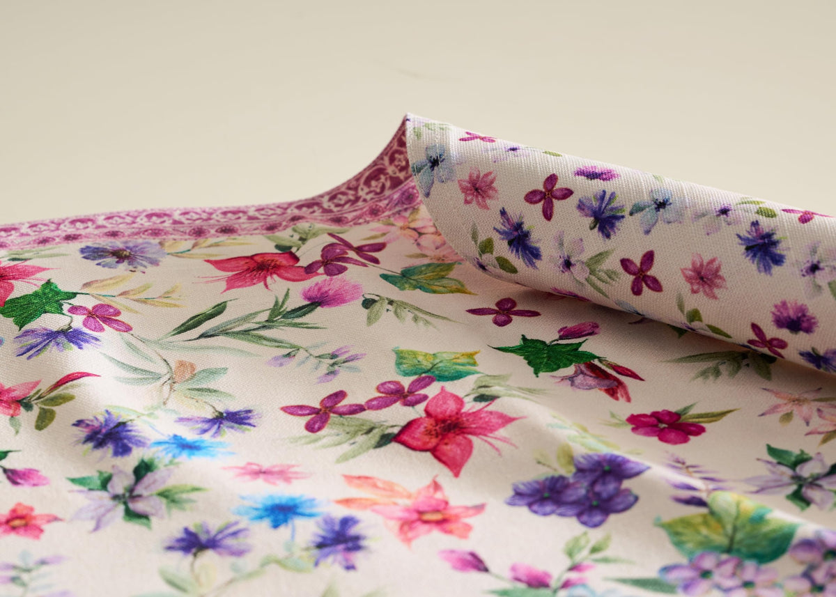 Placemats Set of 4 Reusable 100% Cotton (113 - Chardon / 13" X 19" (Pack of 4))