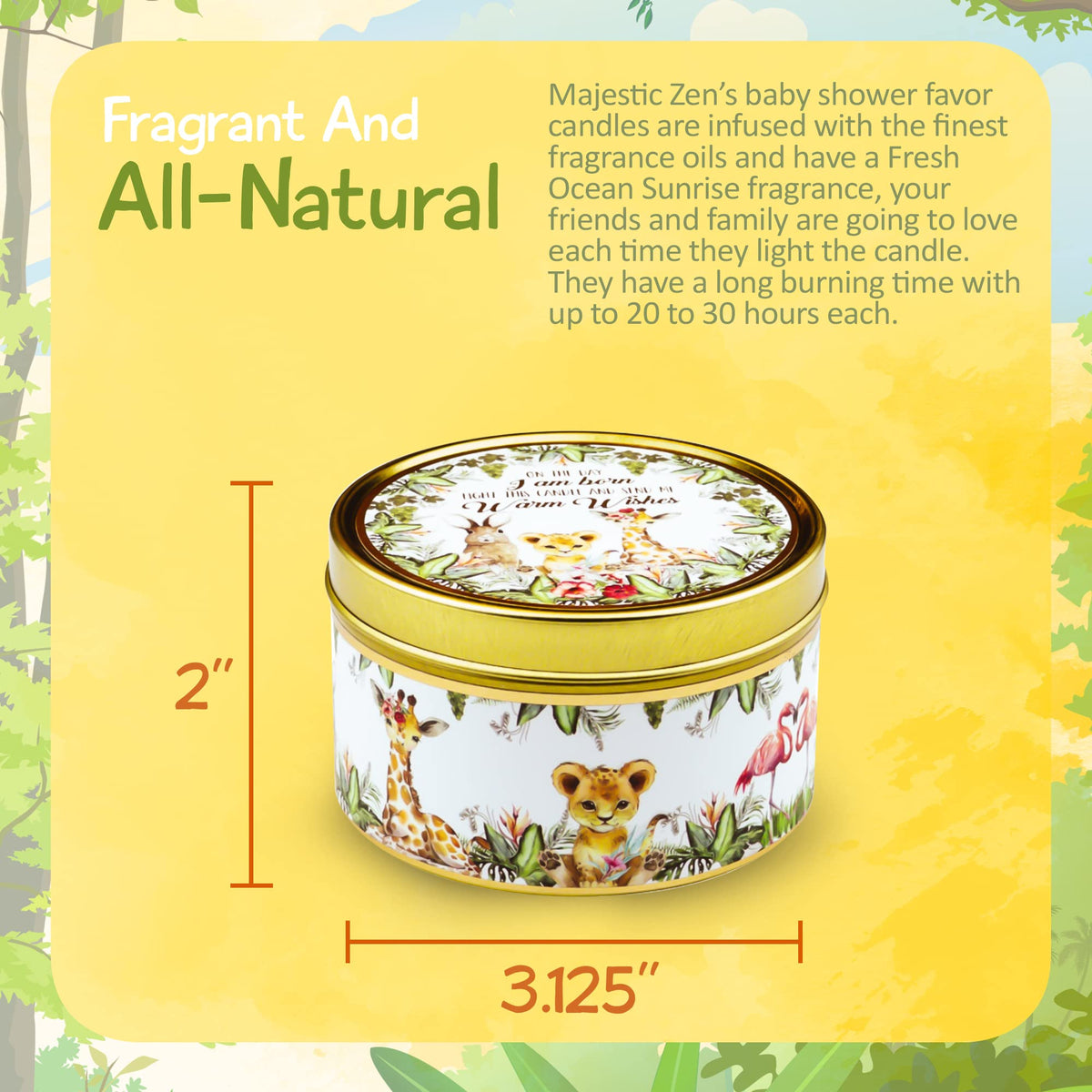 Woodland Scented Candles (Multicolor)