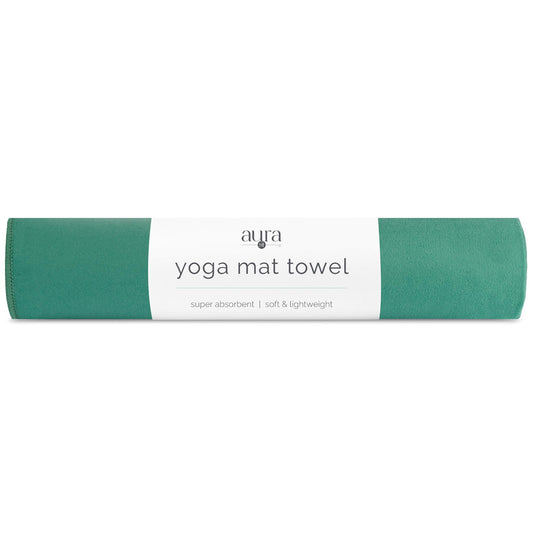 Aura Microfiber Yoga Mat Towel