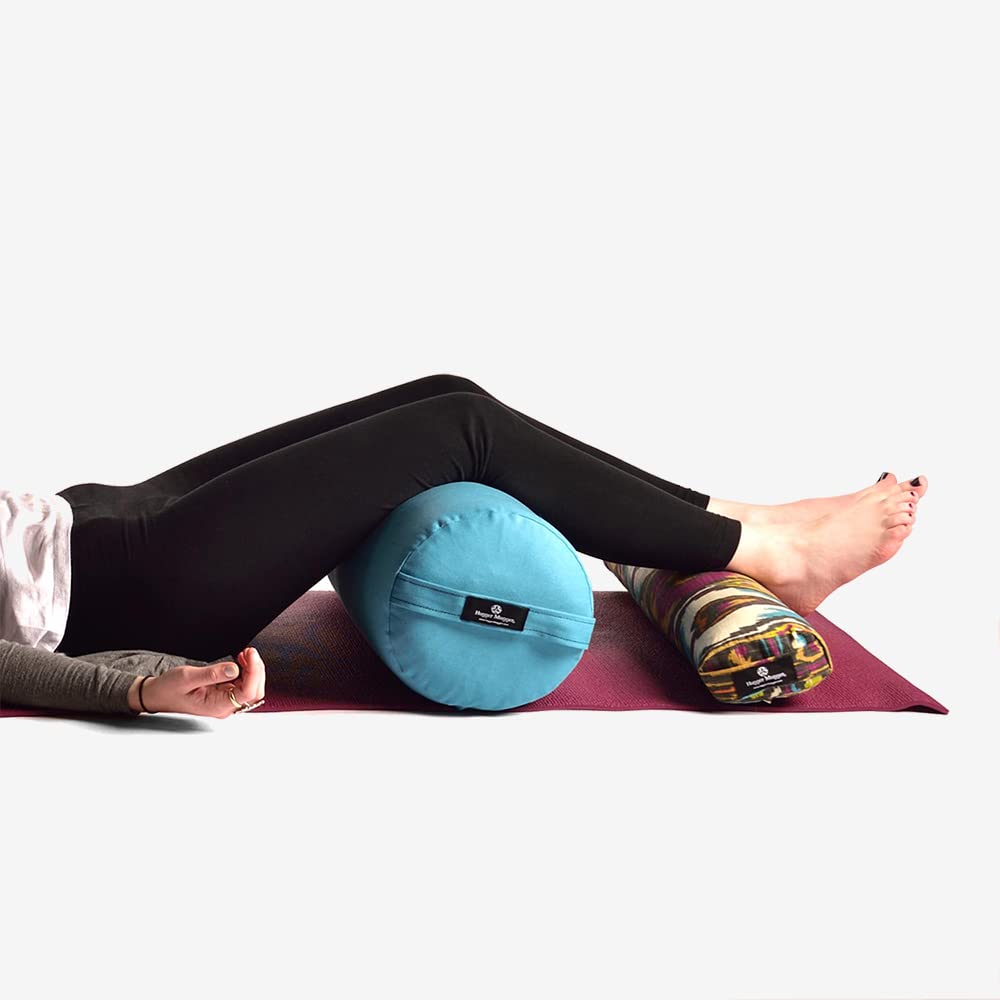 Round Yoga Bolster (Celestial Plum)