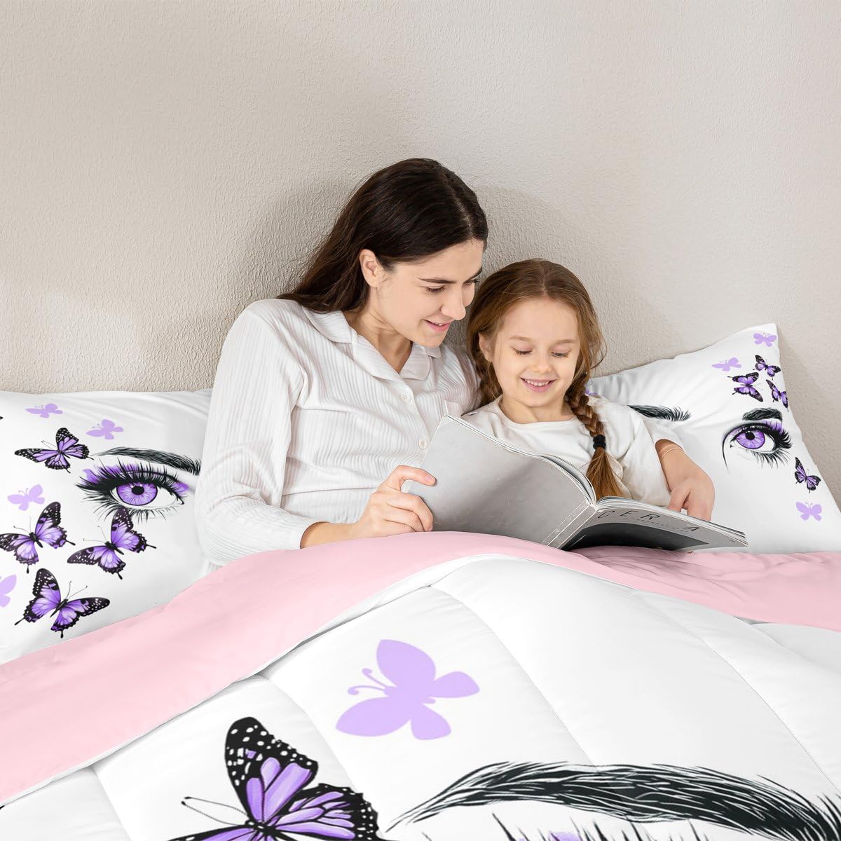 Eyelash Comforter Set Toddler Size 3 Pcs for Kids Boys Girls (Multi 801 / Toddler)