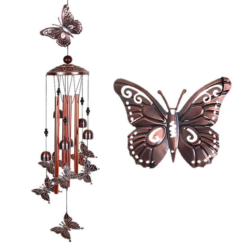 Butterfly Wind Chimes Outdoor Decor