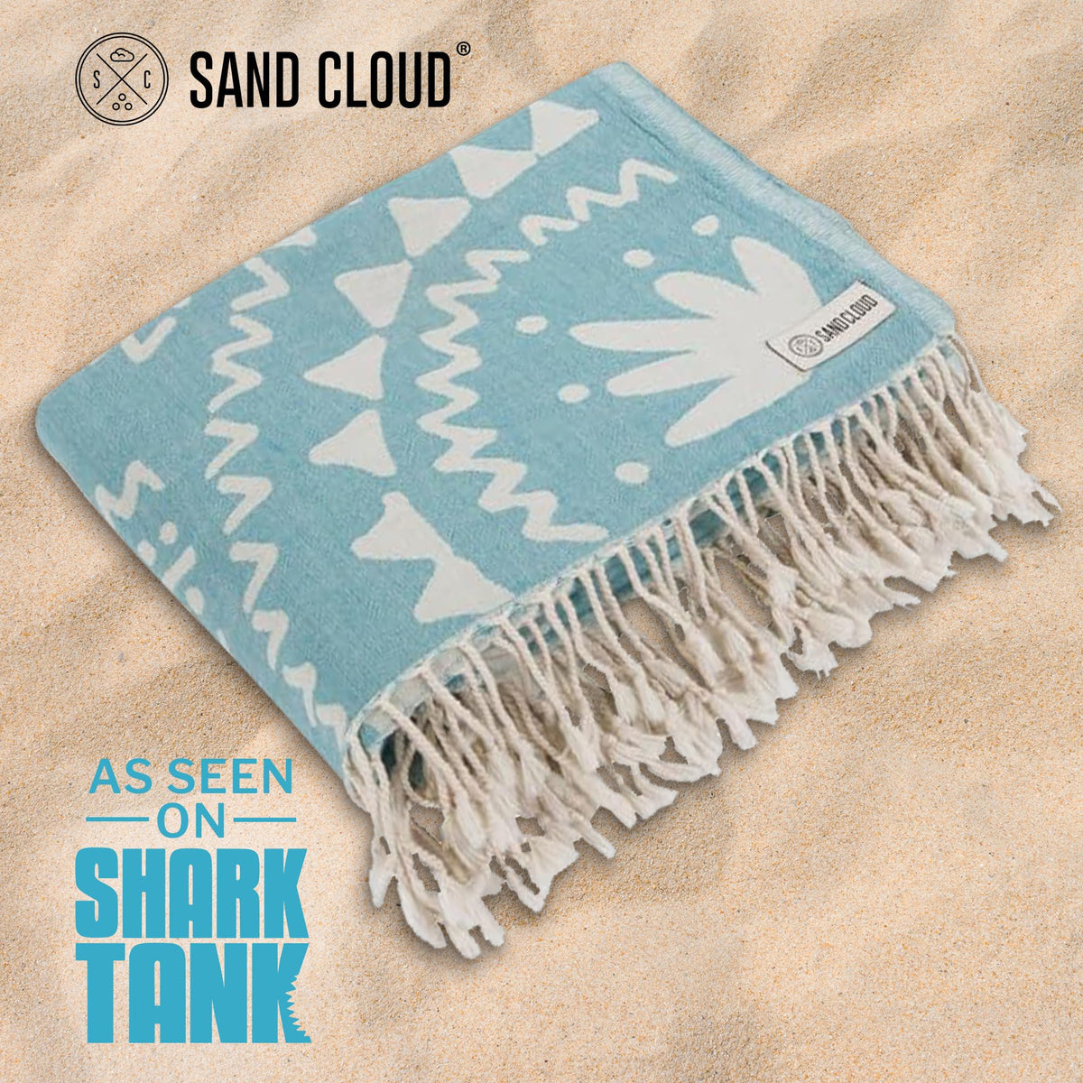 Turkish Beach Towel (Boho Turquoise / X-Large)