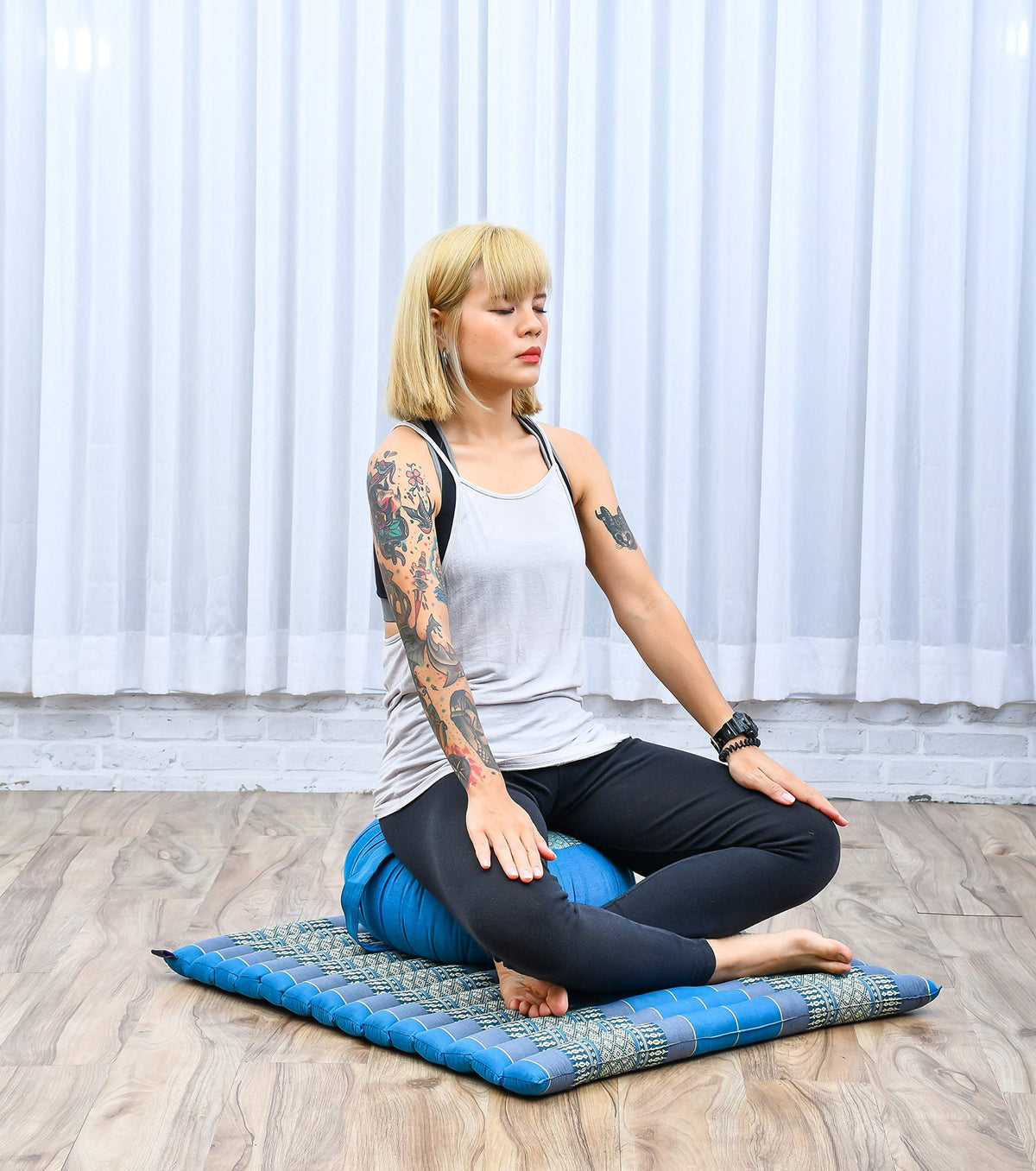 Meditation Cushion Set (Sf22 - Blue)