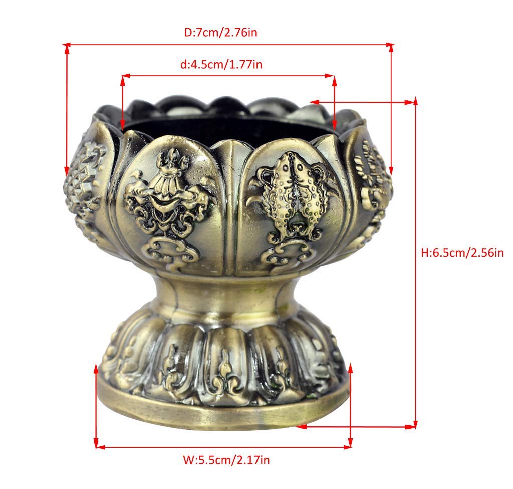 Lotus Flower Tealight Holder (Bronze)