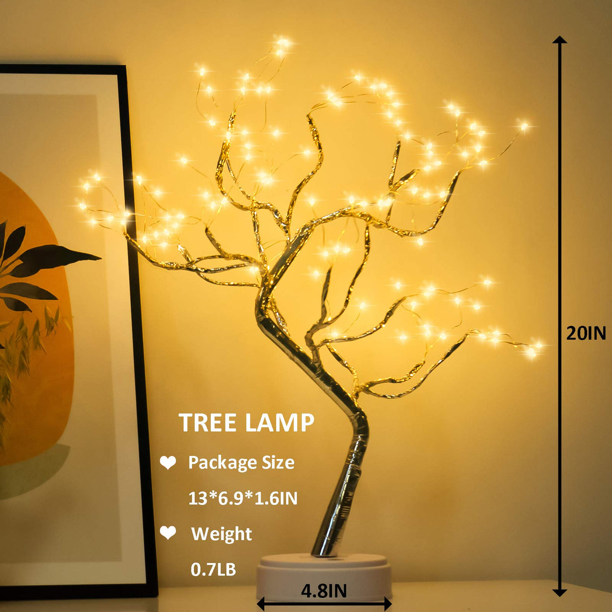 2 Pack Room Decor (Warm White)