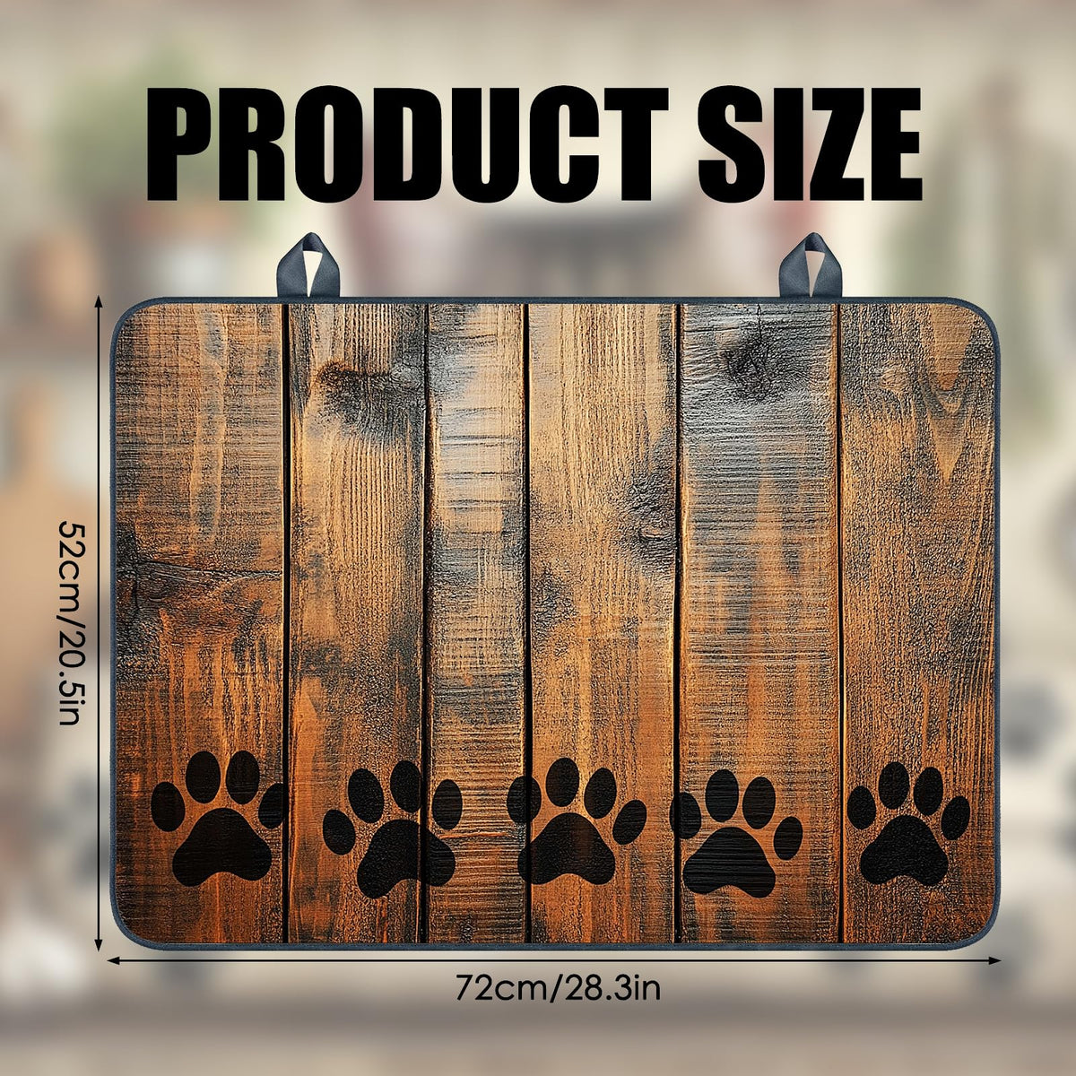 Paw Print Wood Stove Top Cover (Yel99725)