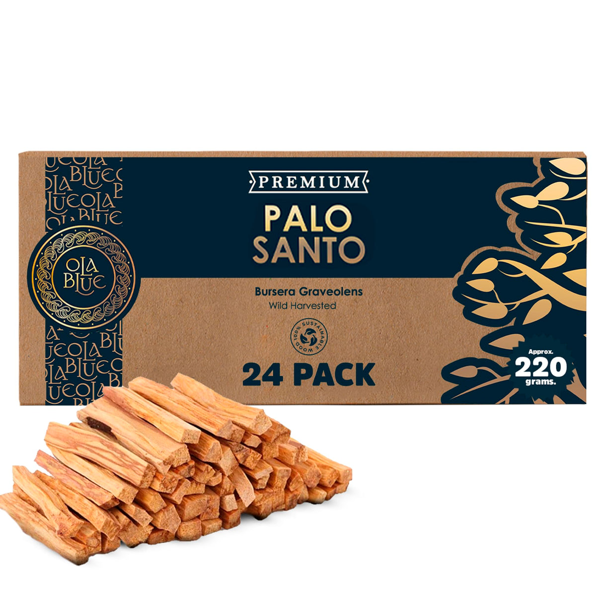 Palo Santo Smudging Sticks (24 Pack)