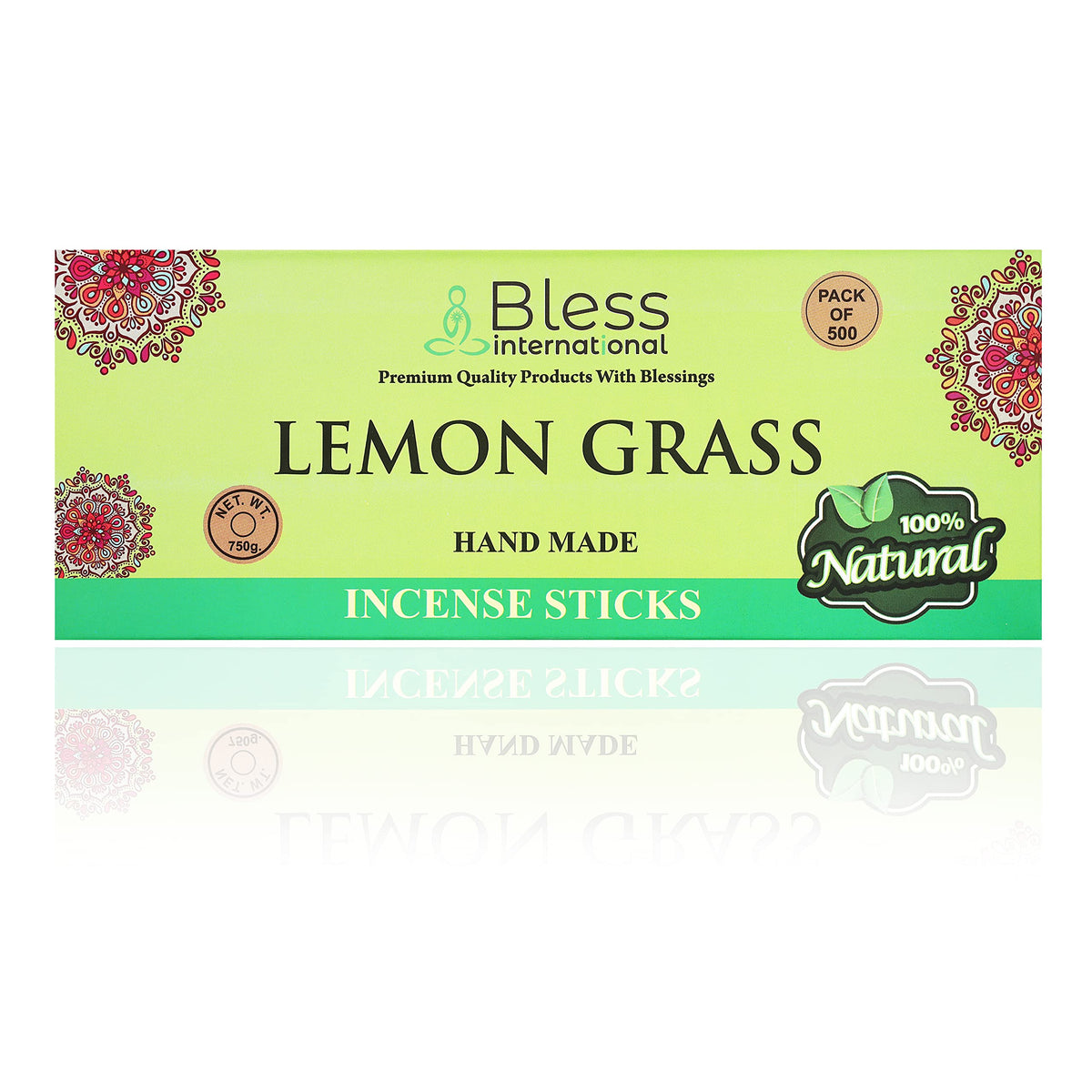 Bless Organic (Lemon Grass / 500 Sticks (26 OZ/750 GM))