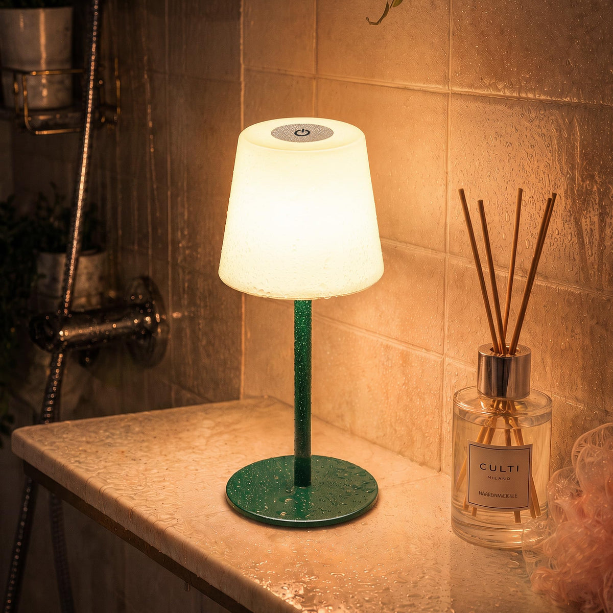 IP65 Waterproof Shower Lamp (Green / 1 Pack)
