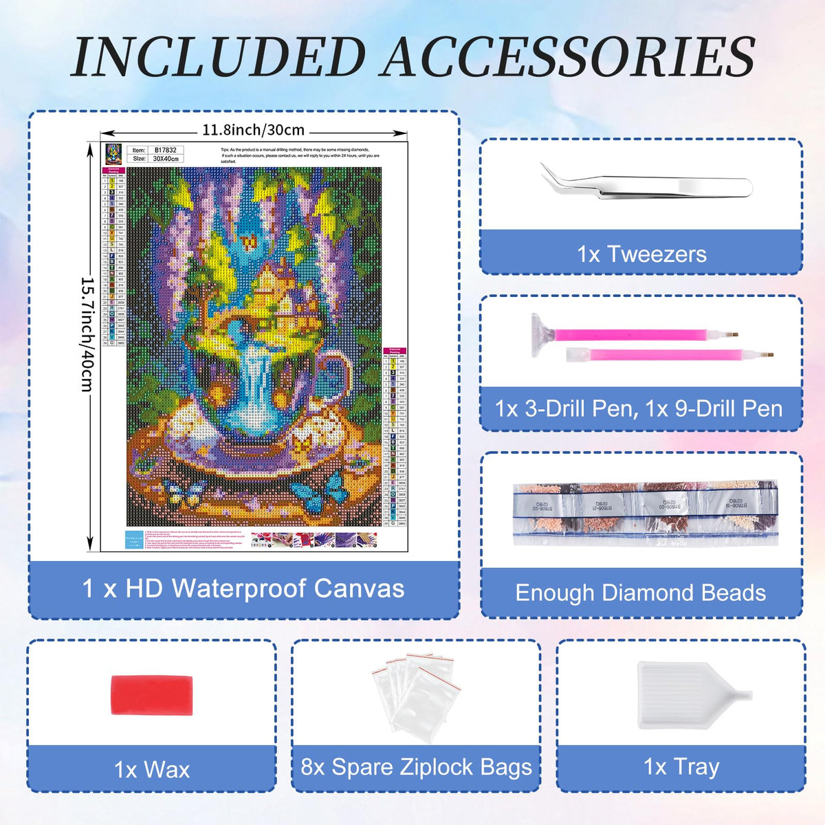 Diamond Art Kits for Adults Flowers (LBDP1P08)