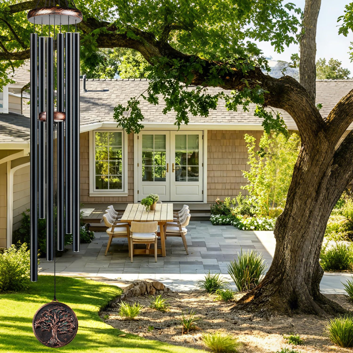 60” Large Wind Chimes for Outside (60" Tree of Life)