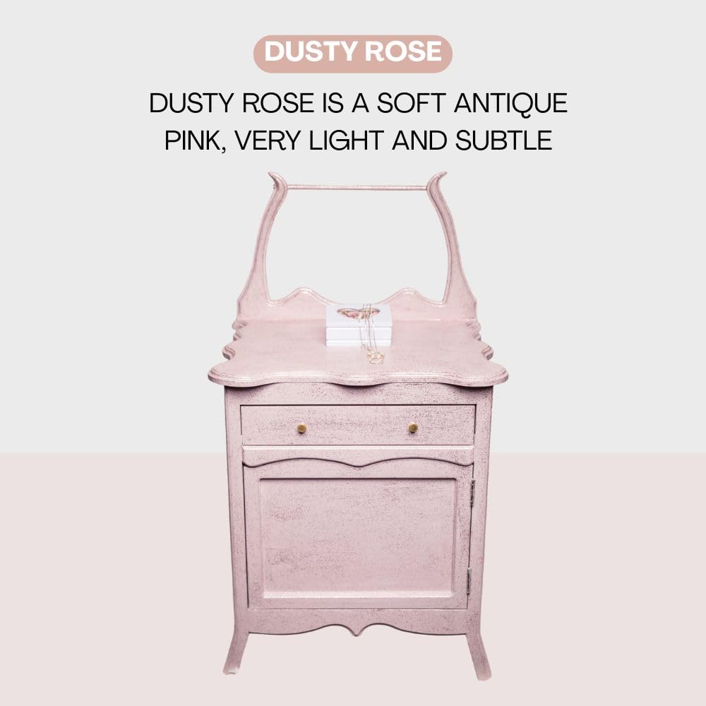 DUSTY ROSE Chalk Paint for Furniture Painting DIY (Dusty Rose / 58 Fl Oz (Pack of 1))