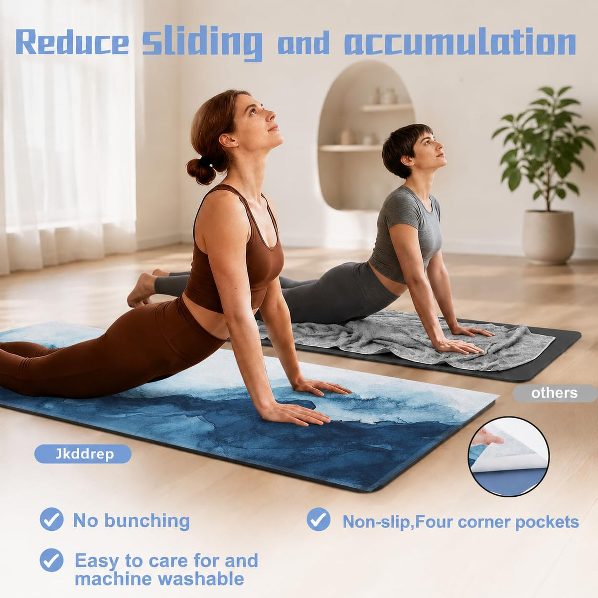 Yoga Mat Towel (Mountain-01 / Large)