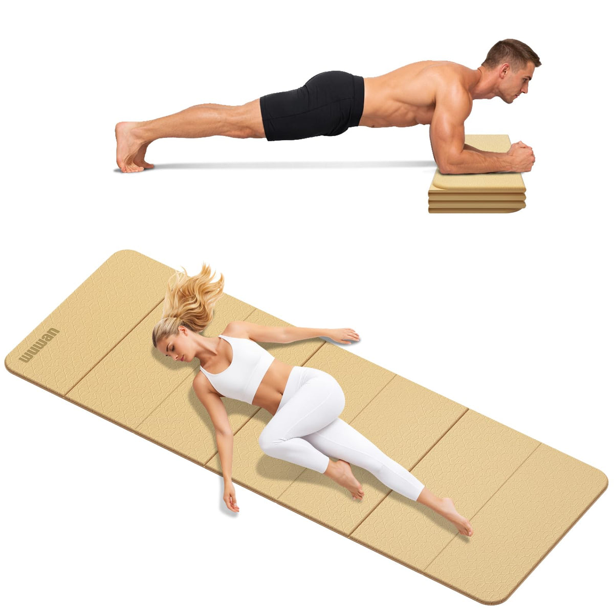 Yoga Mat Thick 10mm (Orange)
