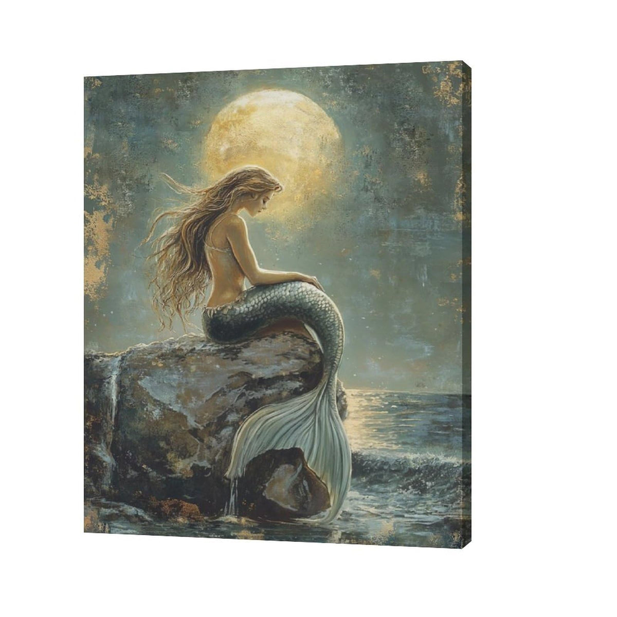 Mermaid Wall Art (20"L x 16"W / Mermaid)