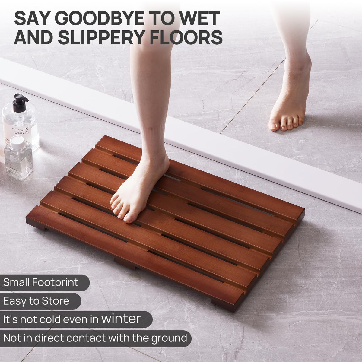 Bath Mat for Shower (Coffee / 20" x 13" (Rectangular))