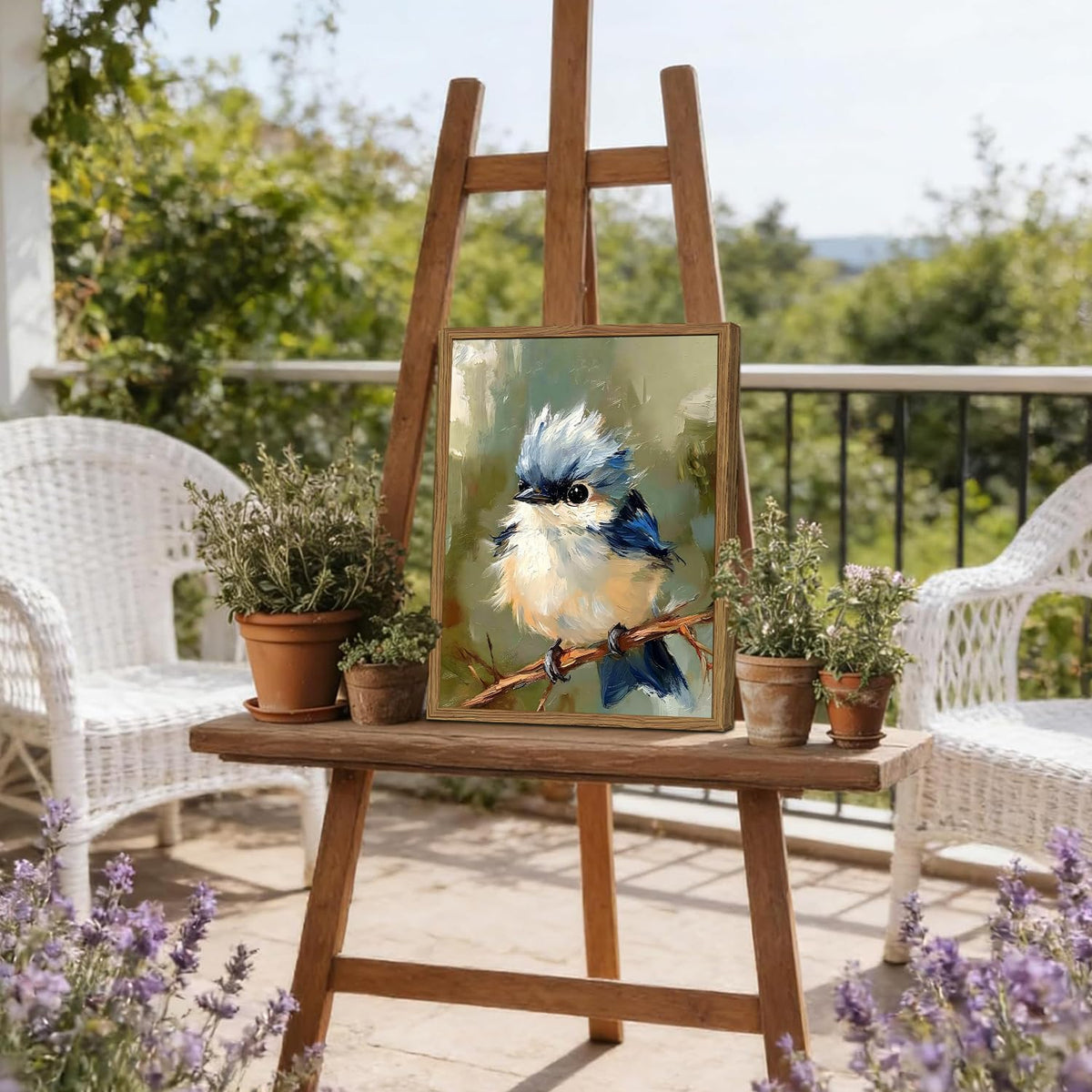 Cute Bird Wall Art (Animal-U / 16"L x 12"W)