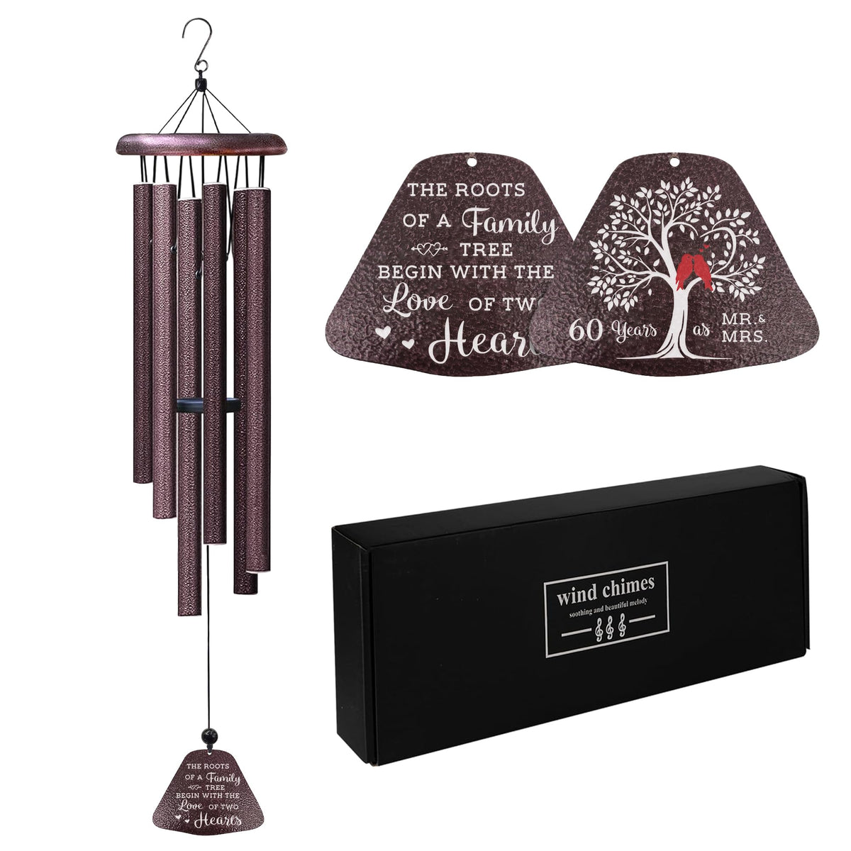 60th Anniversary Wedding Gifts (60th Anniversary-brown / 32")
