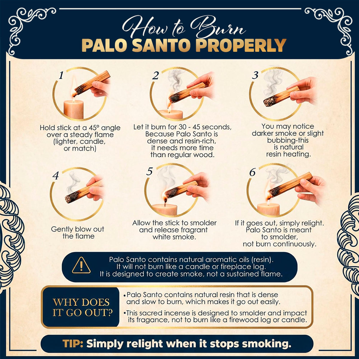 Palo Santo Smudging Sticks (24 Pack)