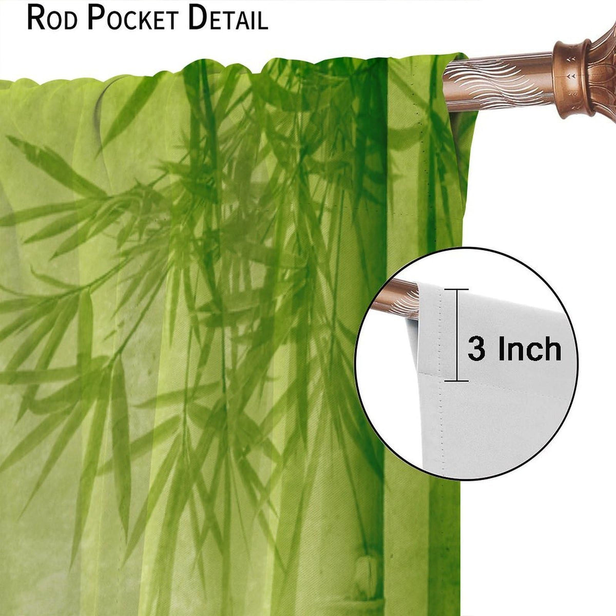 Zen Bamboo Blackout Curtains (42"W x 84"L (Pack of 2) / Zen-10)