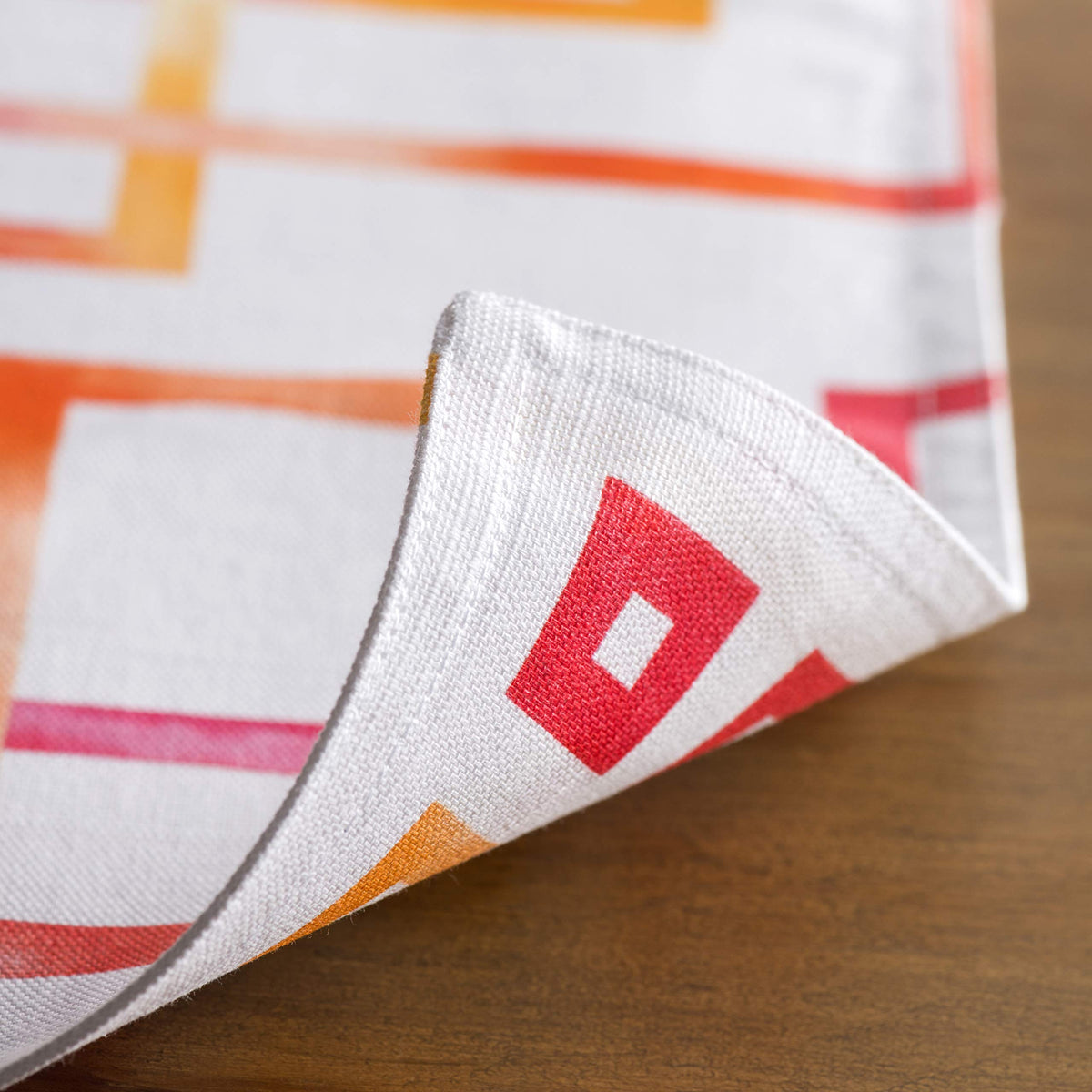 Placemats Set of 4 Reusable 100% Cotton (121 - Summer Maze / 13" X 19" (Pack of 4))