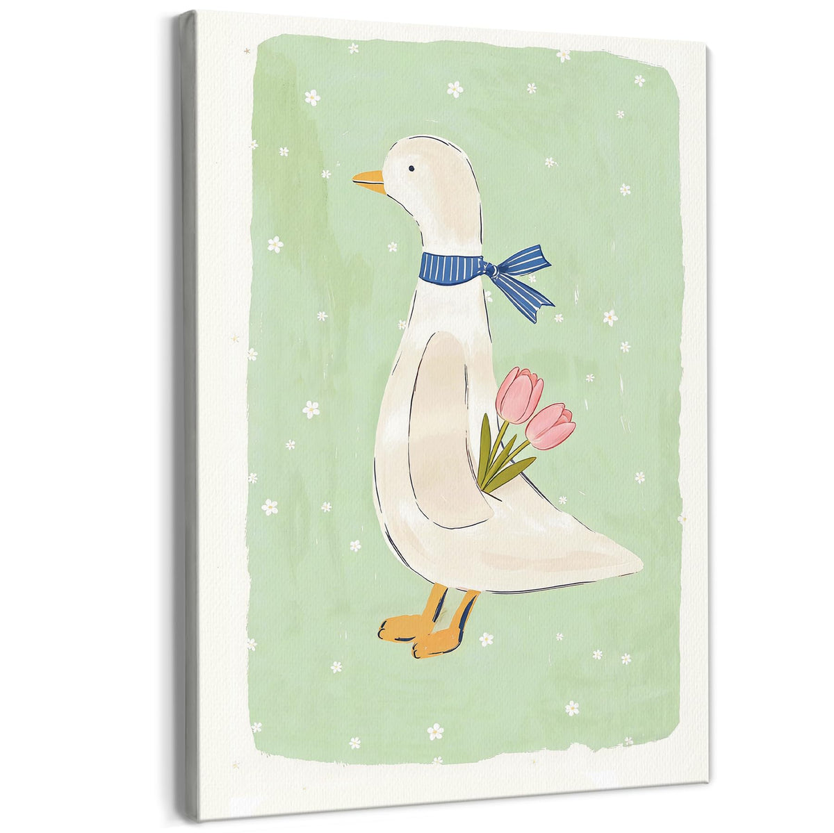 Green Goose Nursery Wall Art Decor 11x14 Inches (Green Goose)