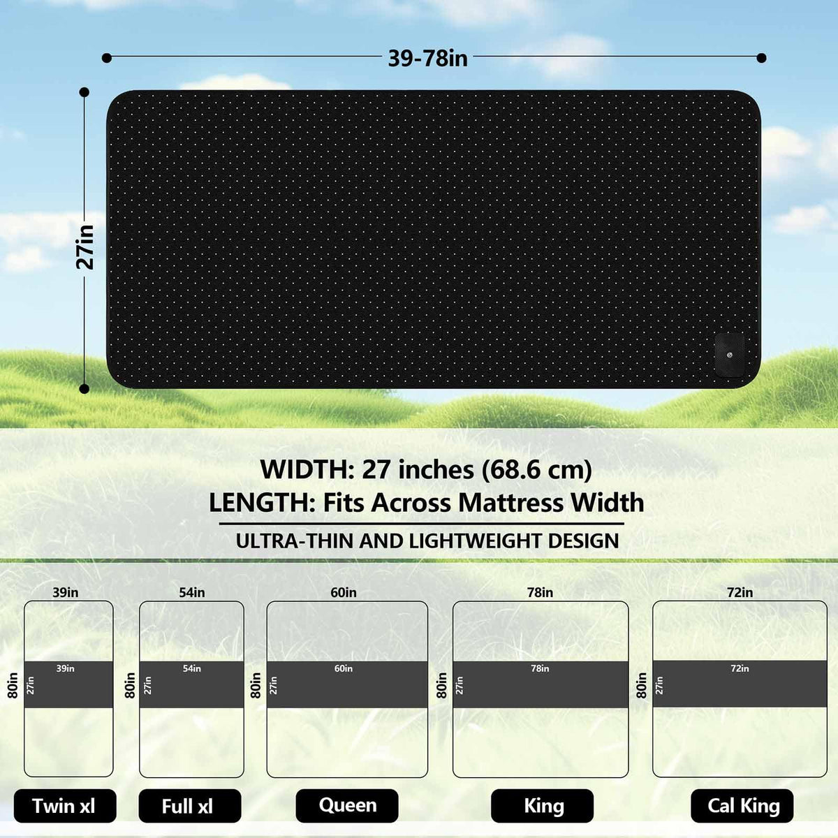 Grounding Mat for Bed (King)