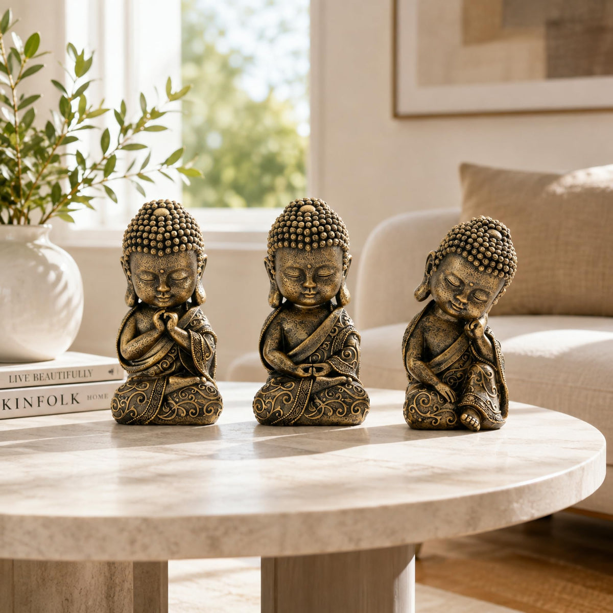 8 Inch Buddha Statue