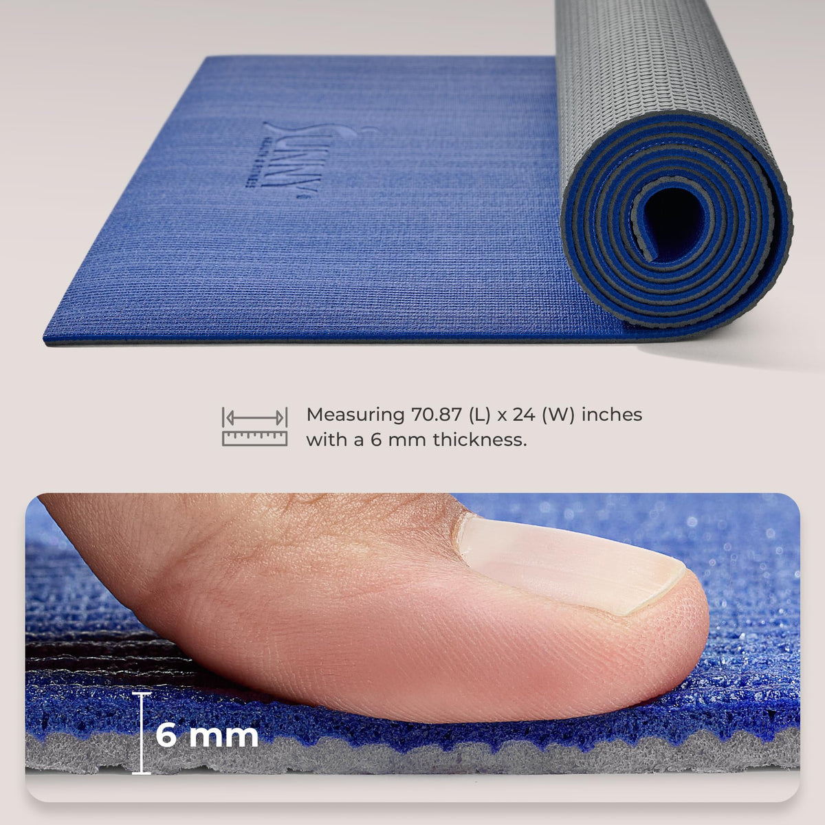 6mm Thick Non (Premium Blue)