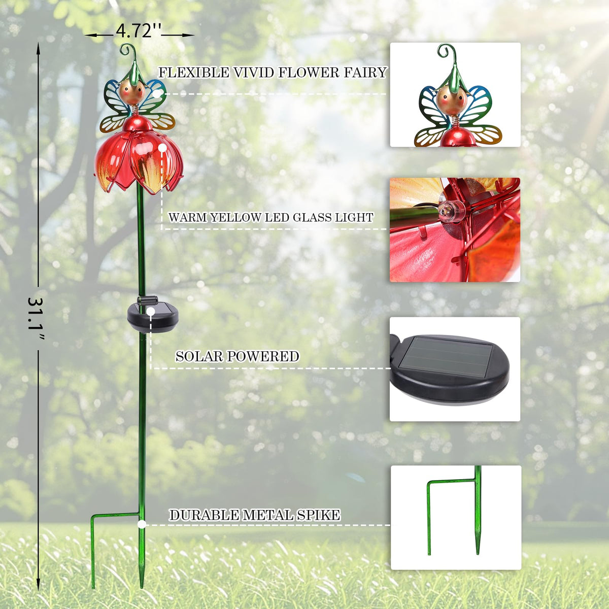 Decorative Solar Garden Light (Fairy)