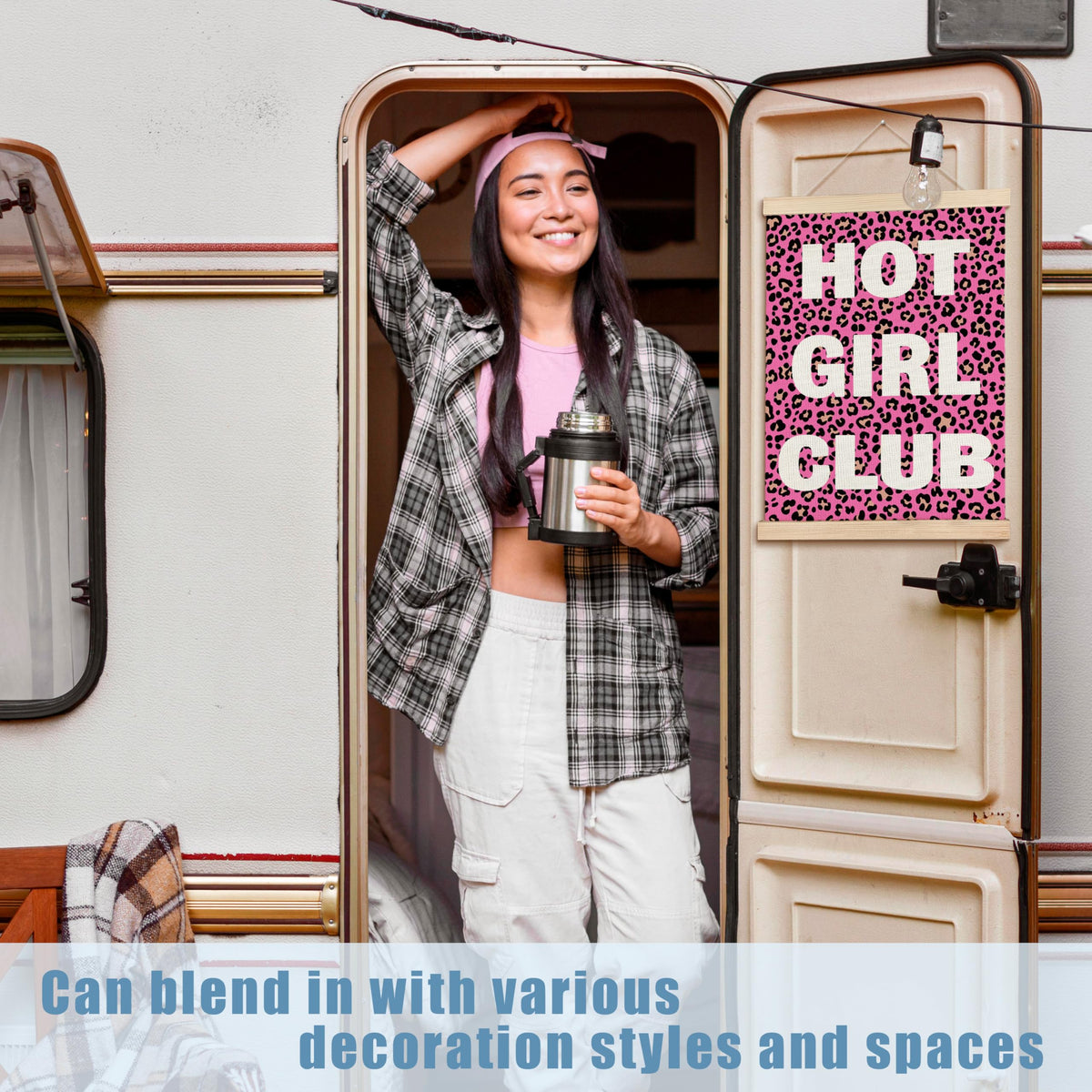 Trendy Hot Pink Cheetah Print Girls Room Wall Art Decor (hot girl club)
