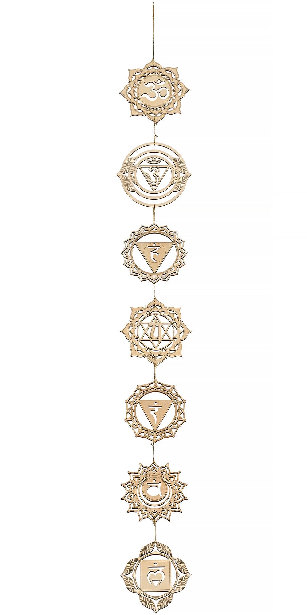 Fourth Level MFG 4" 7 Chakras (4" 7 Chakras with String)