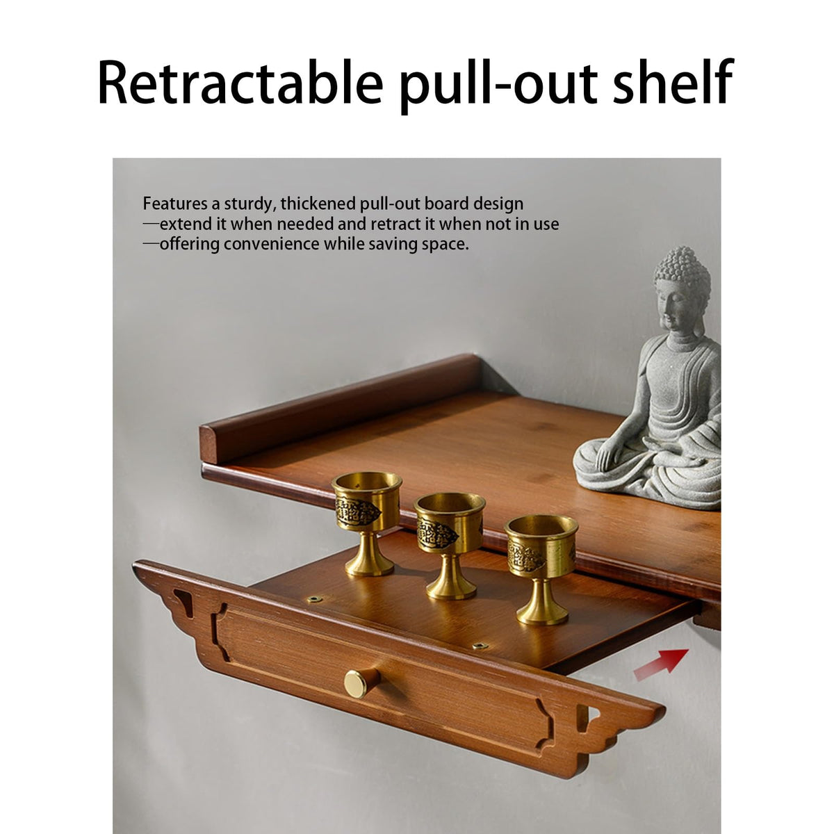 Wooden Wall Mounted Pull (Yellow 19.7in)